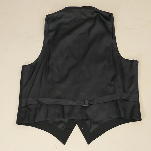 Vintage Dark Blue Suit Vest Old Waistcoat 46 Chest Men's Formal or Casual